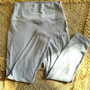 Light lavender lululemon leggings, size 8